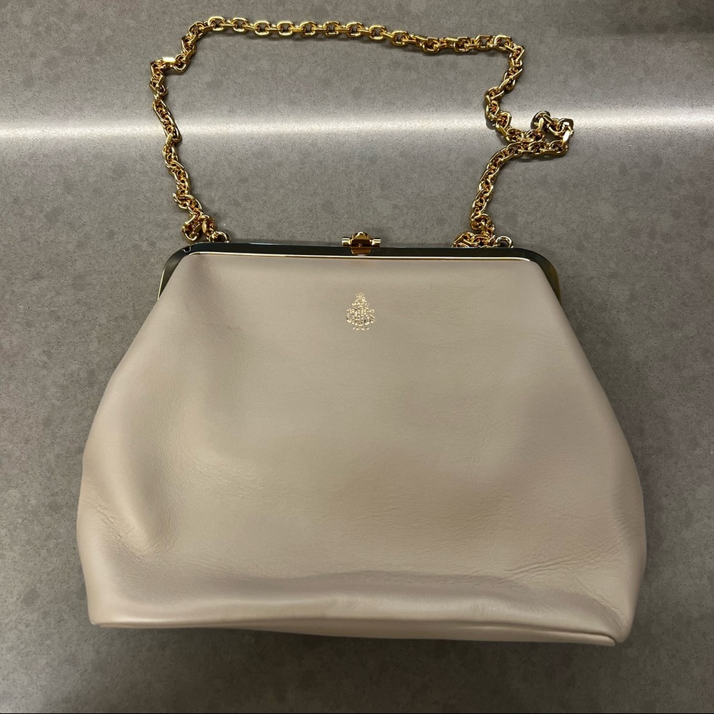 Mark Cross Susanna Smooth Leather Shoulder Bag